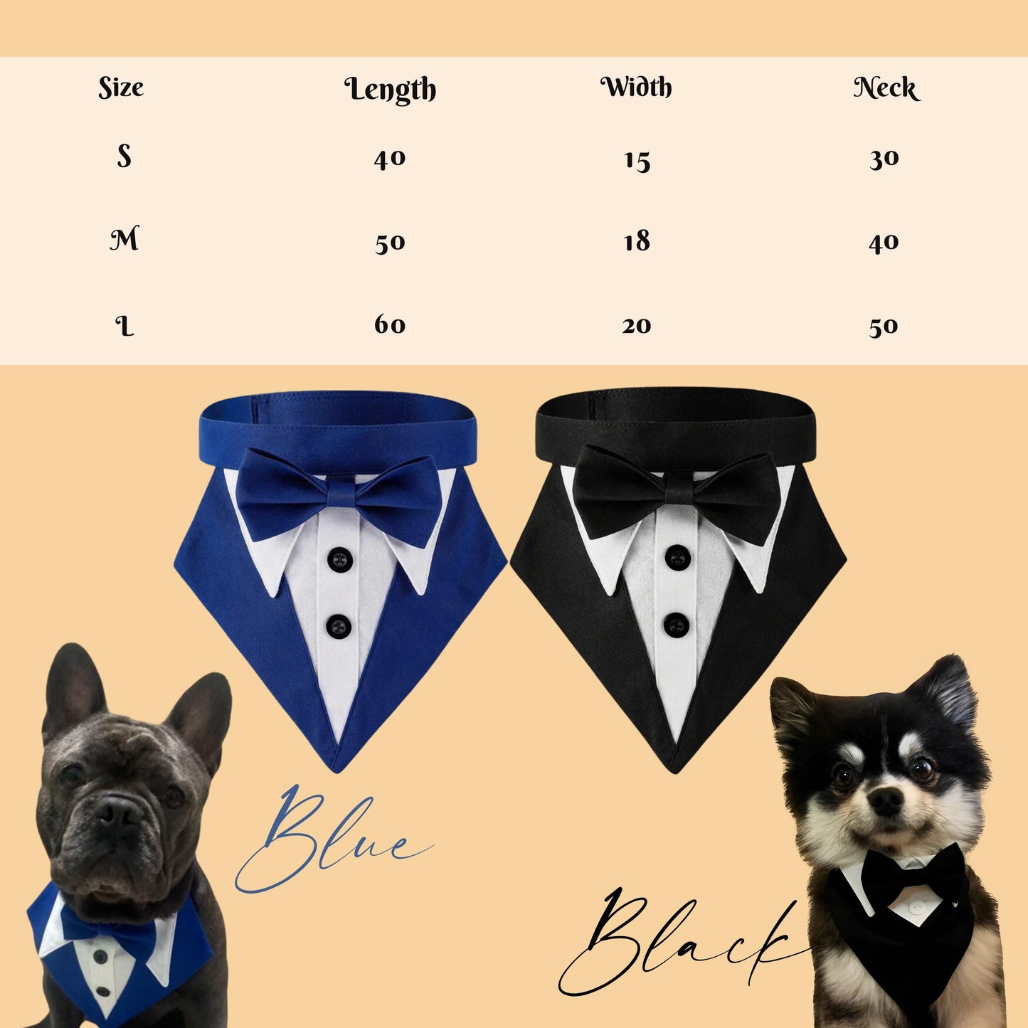 Dog Tuxedo Harness Outfit Blue | Navy Dog Wedding Outfit | Dog Ring Bearer | Personalised dog wedding outfit with ring bearer box | Dog Idea