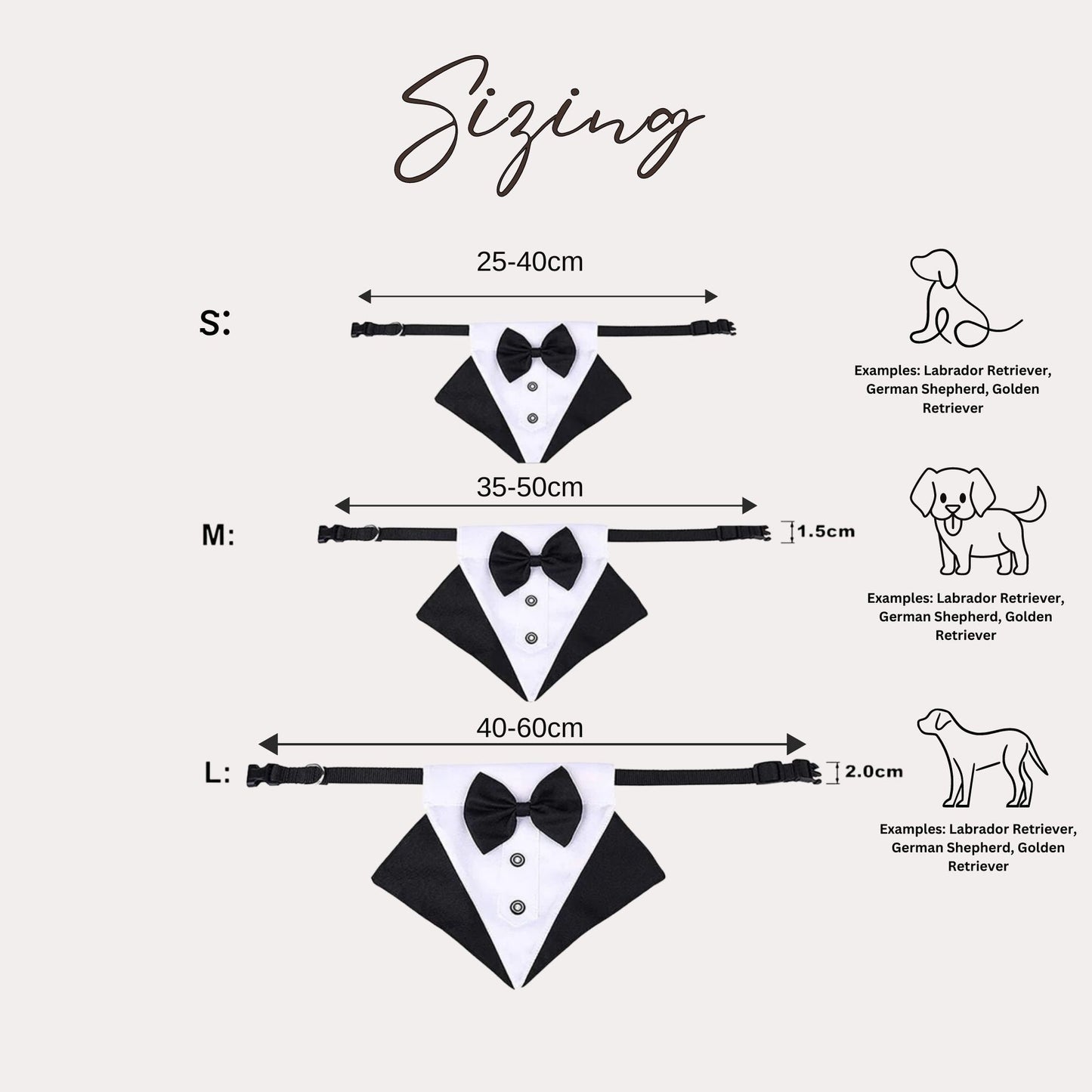Wedding Ring Bearer Pouch for Dogs + Tuxedo Bow Tie | Wedding Ring Box for Dog Collars | Personalised Pet Wedding Ring Holder | Dog Weddings