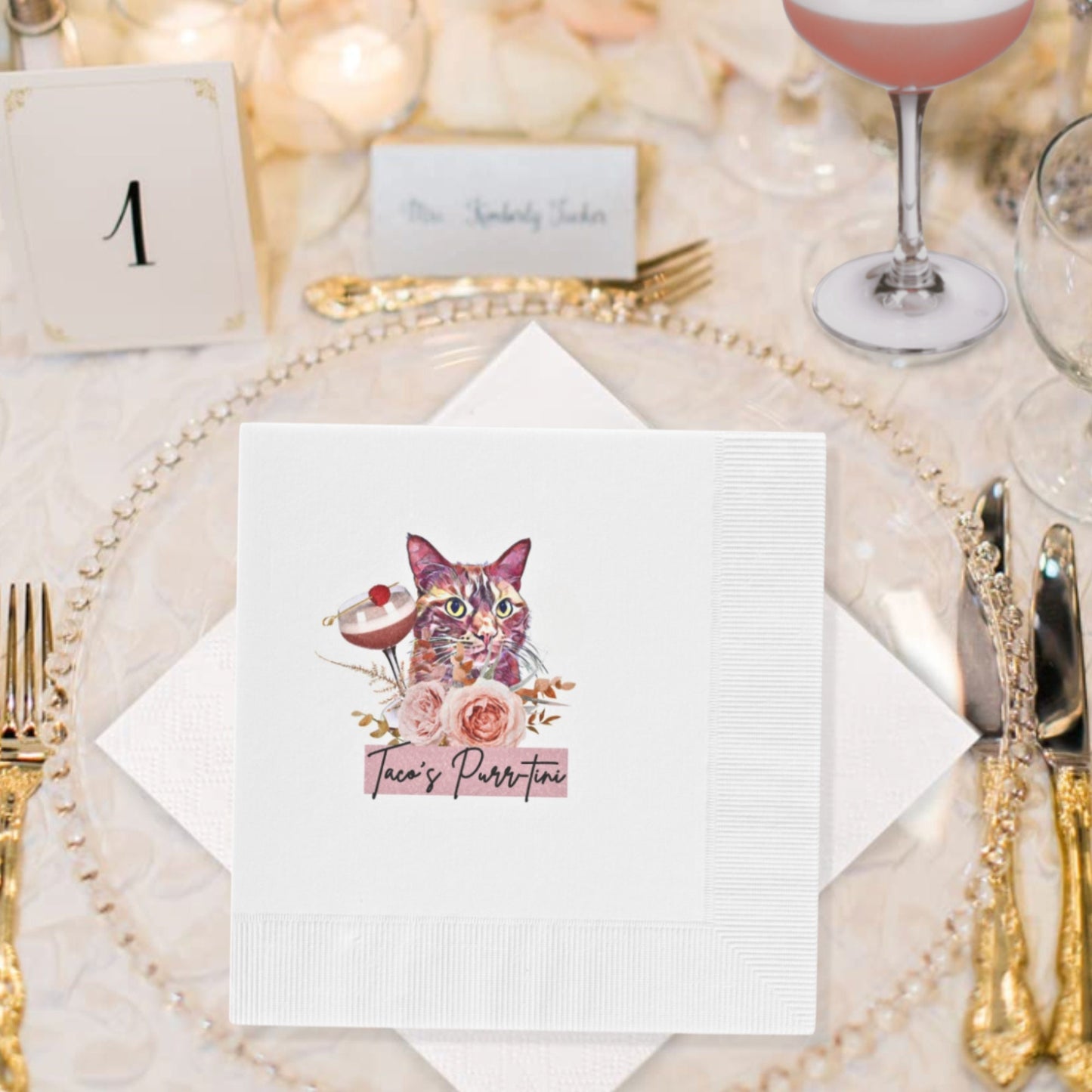 Custom Dog Napkins, Personalized Pet Napkins, Dog-themed Wedding Napkins, Colour Dog Wedding Napkins, Pet Cocktail Napkins, Pet Napkins
