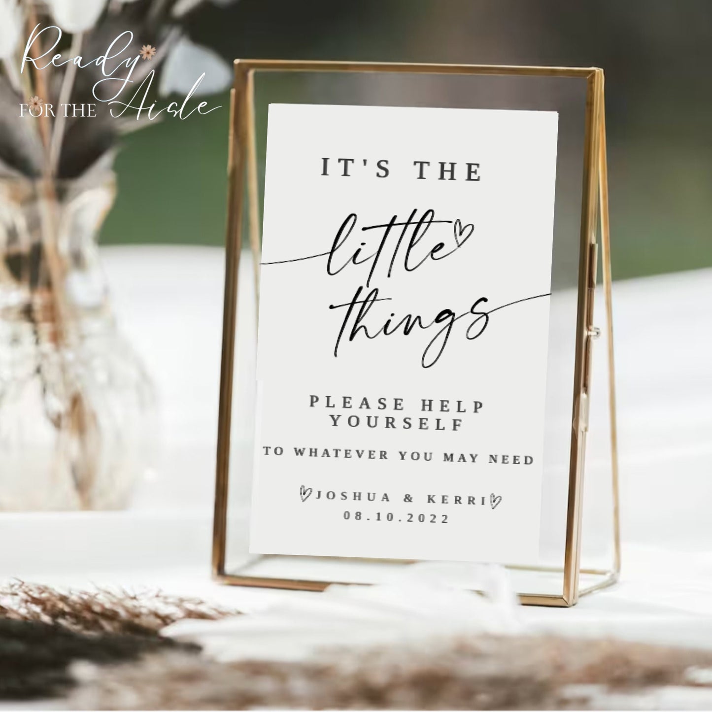 Wedding bathroom sign template, ladies and gents party sign, wedding bathroom basket sign, modern wedding sign, editable download, TEMPLETT