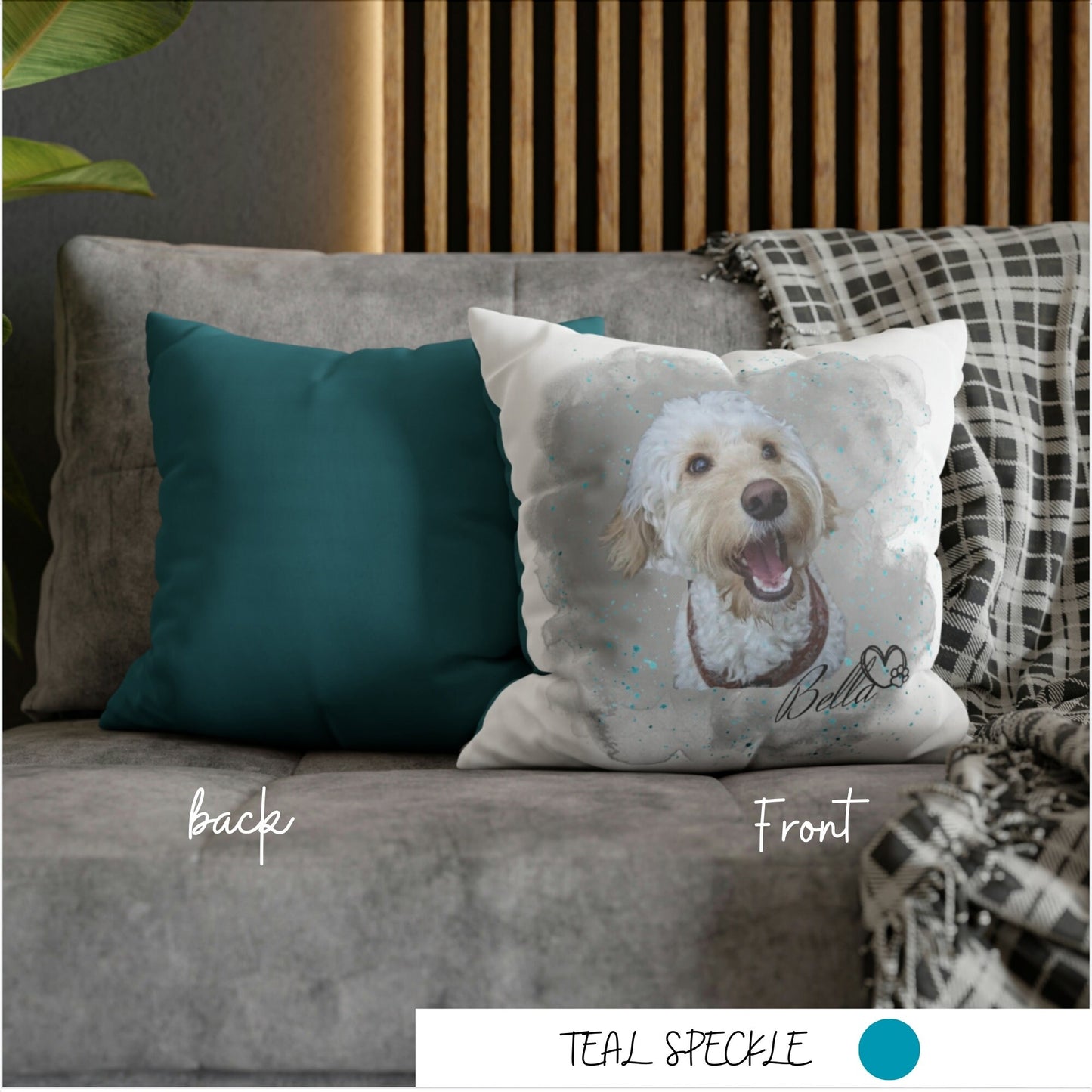 Custom Dog Pillow, Pet Portrait from Photo, Personalised Pet Portrait, Dog Portrait, Watercolour Dogs, Dog Portrait Cushion, Dog Lover Gifts