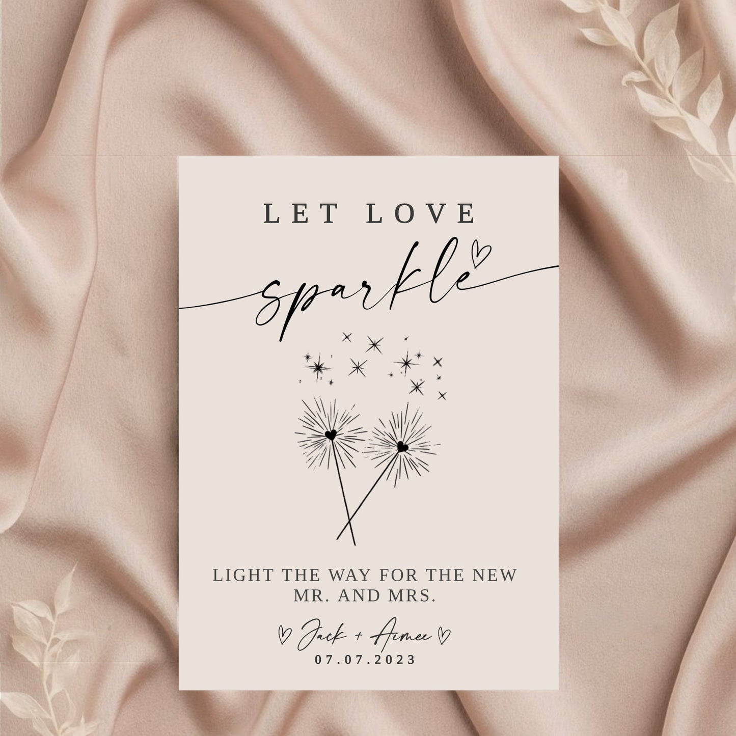 Wedding Sparklers Sign, Sparkler Send Off Sign Printable, Wedding Firework Sign, Modern Minimalist Wedding Sign, Wedding Table Sign,Templett