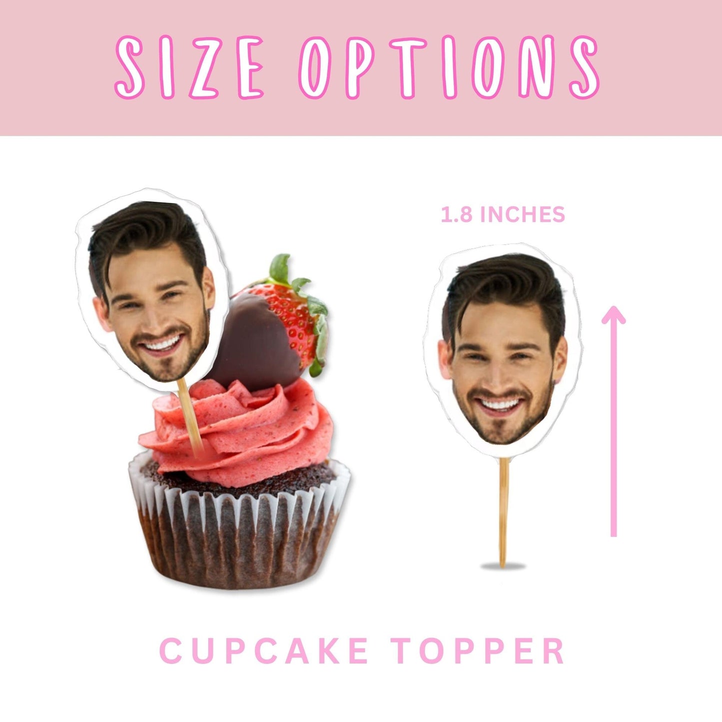 Face on A Stick, Big Groom Heads, Hen Party Decorations, Hen Party Game, Groom Head Cutouts, Face Cupcake Toppers, Funny Bachelorette Ideas