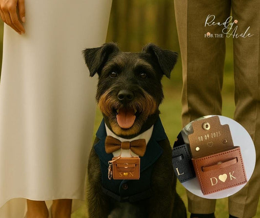 Navy Dog Suit, Dog Wedding Attire ,Dog Ring Bearer , Blue Dog Tuxedo, Dog Suit Harness, Wedding Dog Harness, Suit For Dog, Ready to ship