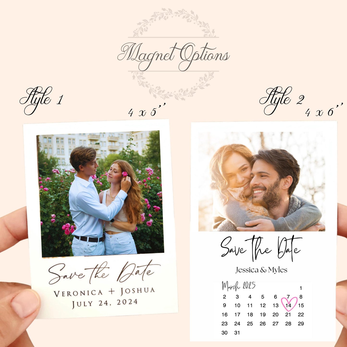 Save the Date Magnet Photo for Wedding Inivitations, Custom Personalized Save our Date Fridge Wedding Magnets with Envelopes, Wedding Magnet