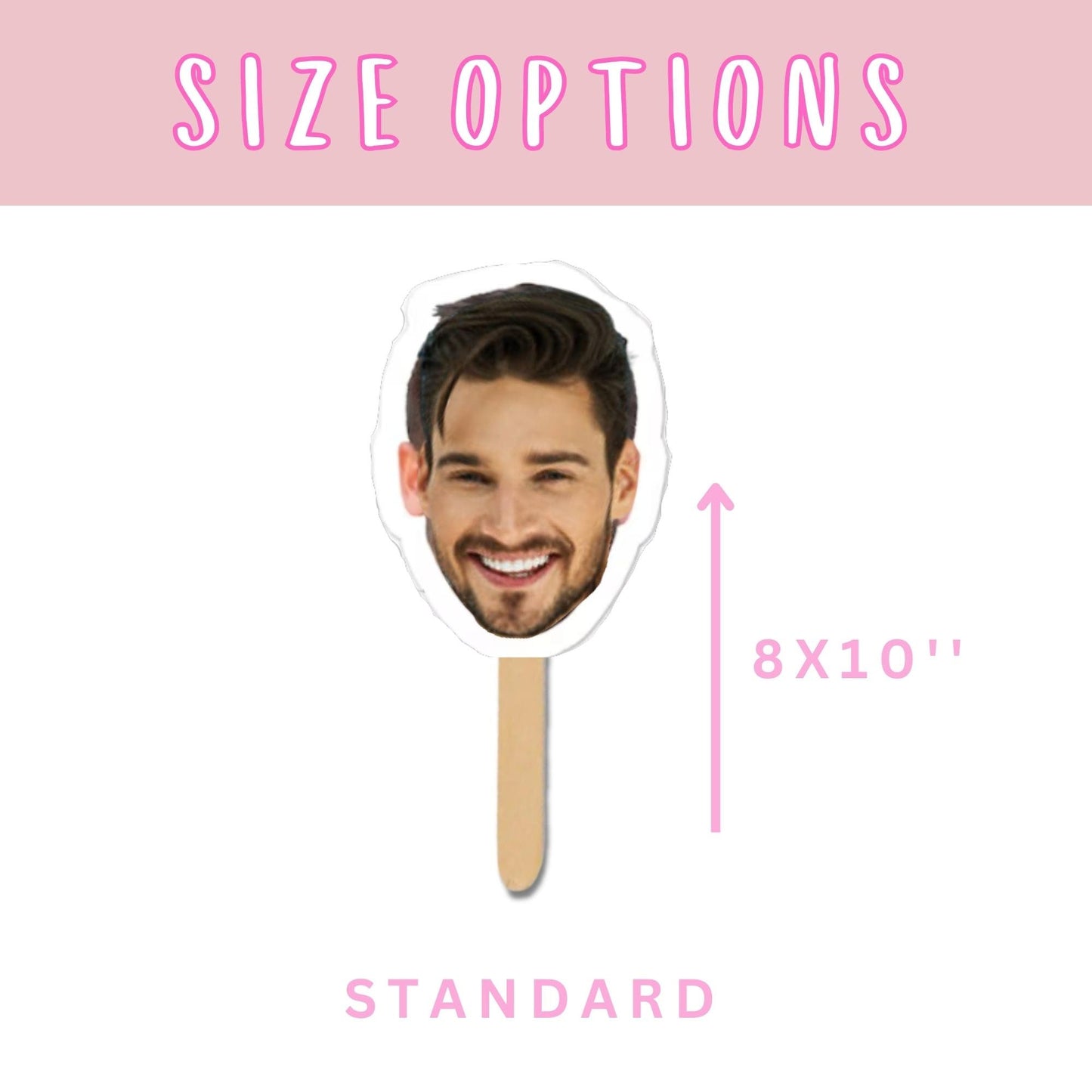 Face on A Stick, Big Groom Heads, Hen Party Decorations, Hen Party Game, Groom Head Cutouts, Face Cupcake Toppers, Funny Bachelorette Ideas